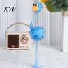 Penne Portatili Leggere Cartone Animato Struzzo Penne a Sfera in Plastica, Penna Divertente Autoportante, Punta da 0.5mm, Scrittura Fluida Pelosa per Studenti Schiena