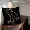 Octobers Very OwnO Owls OVO   Pillowcase Toon Gift Cushion Cover Bedroom Home Sofa Chair Seat Decor Pillow Case