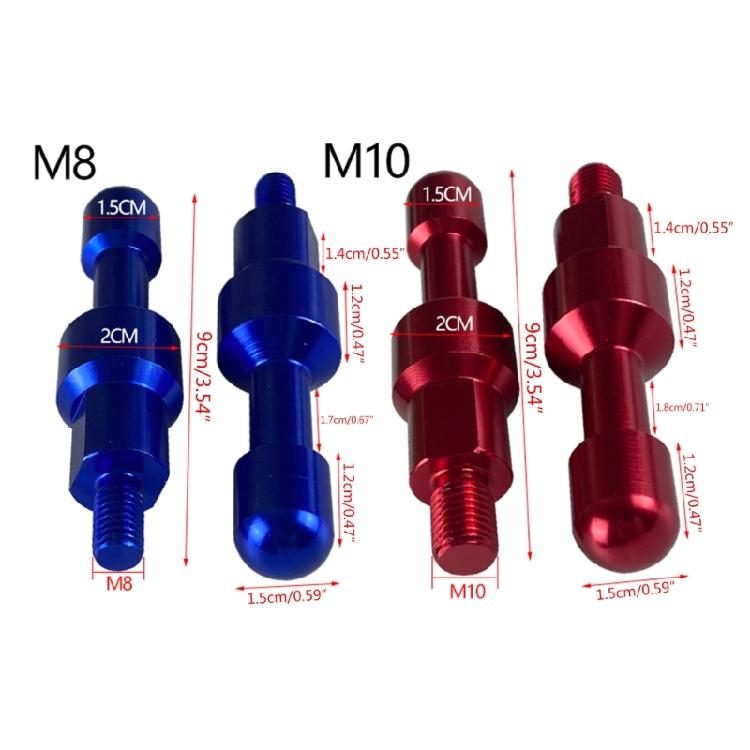 Mirror Hole Plugs Rearview Side Mirror Hole Plugs Screw for Motorcycles 1 Pair