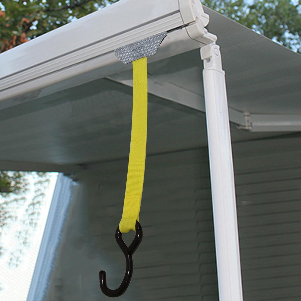 2PCS Heavy Duty Awning Tie Down Hangers for Fiamma Thule Omnistor Dometic Caravan Campervan Motorhome RV Exterior Parts