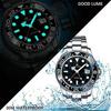HAMAYOTA Men's Automatic Diving Watch with GMT Function and Multicolored Ceramic Rotating Bezel