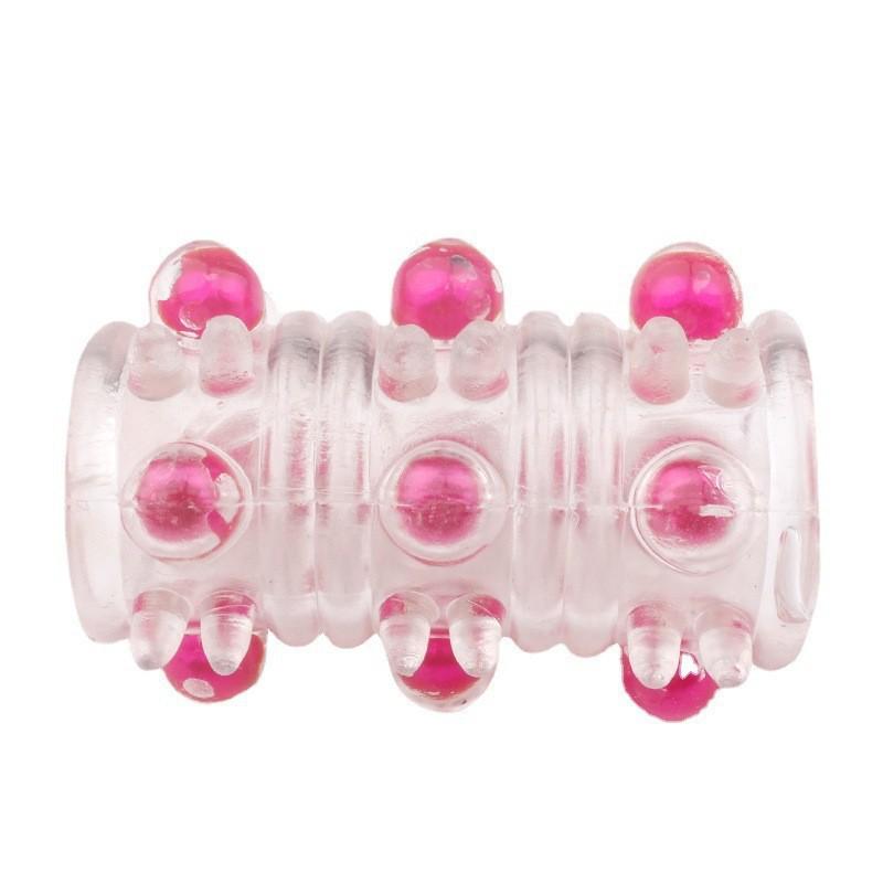 Dragon Ball Crystal Cock Ring - Wolf Tooth Design for Men