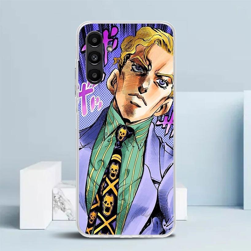 JoJo Kira Yoshikage Killer Queen Cover for Samsung Galaxy A17 A37 A57 A16 A26 A36 A56 A15 A14 A55 Phone Case A13 A53 A25 A35 A24
