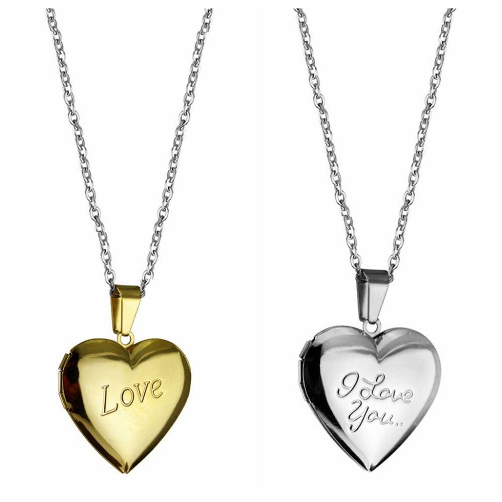 Heart Pendant Sweater Chain DIY Lovers Choker Necklace Chic Love Envelope Necklace  Couple