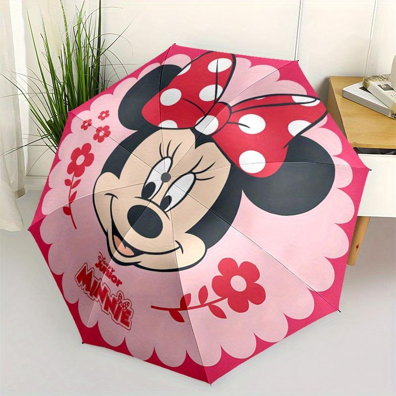 1pc Minnie Mouse Automatic Folding Umbrella, Compact Portable Travel Umbrella, Perfect Gift for Friends  yy250806050