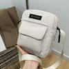 Damen-Schultertaschen aus Cord, gestreifte Stoff-Handtaschen, lässige Tragetasche mit Reißverschluss, Canvas-Umhängetasche, niedliche Einkaufstasche für Damen