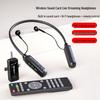 High-Quality Bluetooth Neckband Earphone & Mic with Noise Reduction for Live Broadcast & Singing