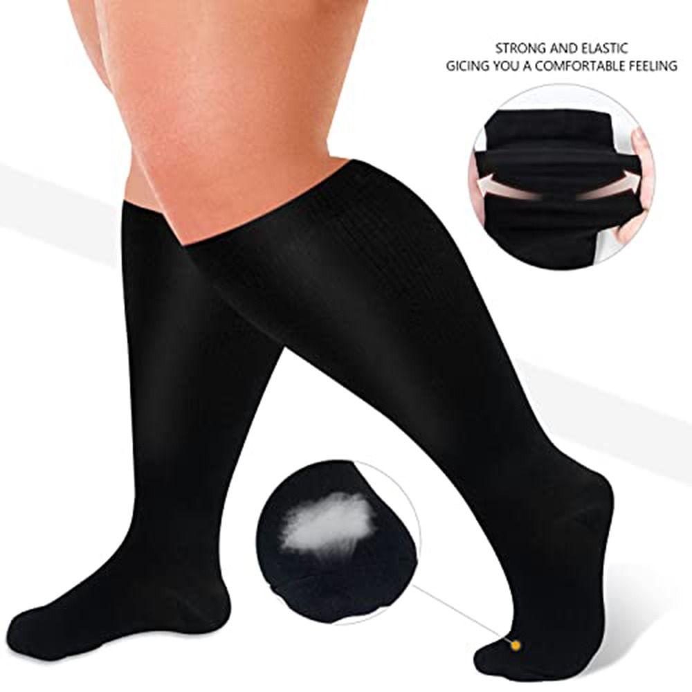 Übergröße 7XL Bariatrische Socken Weiche Dehnbare Gehstiefel Gipsbein Socken Laufen Kompressionssocken Damen