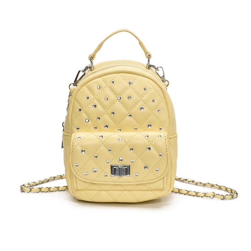 Xiaoxiangfeng backpack female 2025 new trendy fashion Korean backpack chain messenger bag travel small backpack female