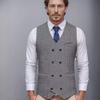 Men's Retro Double-Breasted Suit Vest - Spring/Autumn Style