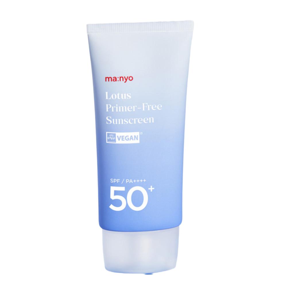 

ma:nyo Lotus Primer-Free Sunscreen 50ml | SPF50+ PA++++ Pore-Blurring & Skin-Smoothing K-Beauty Sun Care