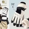 Winter Cycling Gloves Non Slip Touch Ski Gloves Snowboard Accessories Waterproof Pocket Warm Men'S And Women'S Thermal Gloves