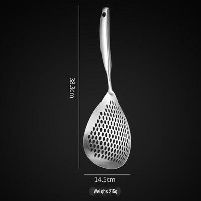 Zhi Shi 304 Stainless Steel Long Handle Kitchen Strainer