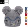 Kinder Niedliche Cartoon Fellball Strickmütze Winter Kälteschutz Warm Baby Kinder Wollmütze für Jungen Mädchen Mützen Mütze