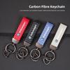 ·High Quality Carbon Fibre Keychain Car Key Ring Accessories For VW GTI Polo Golf Passat Tiguan Arteon Touareg Taigo Caddy Jetta Mo0