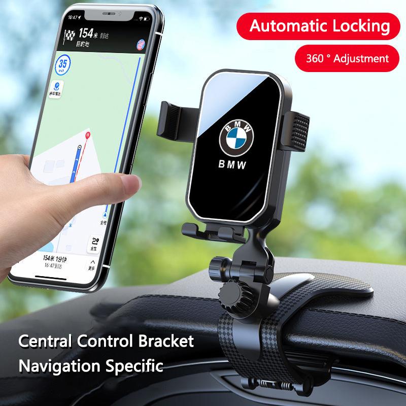 For BMW E30 E38 E39 E46 E60 E61 E90 X5 X6 E70 E83 F30 F32 Biltelefonholder Mobilmontering Smarttelefon GPS Støtte Stativ Tilbehør