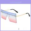 Unisex Oversized Square Sun Glasses With Uv400 Protection For Fashionable Outings