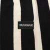 1piu1uguale3 Block Stripe MRT309 Cotton Crew Neck T-Shirt tops 4 Black WhiteUsed