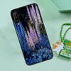 Blue Cornflowers Delphinium For Huawei Nova Y90 Y70 Y60 Y61 Y91 Y72 9 10 SE 12i 12s 11i 5T P60 Pro P20 P30 P40 Lite Case