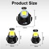 10ks T3 LED 3030 SMD LED Žárovka T4.2 T4.7 Kontrolka Žárovka Automobilová palubní deska Výstražná kontrolka Kontrolka přístroje Automatická žárovka