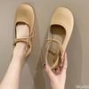 Women's Spring Summer Dress Flat Shoes Fairy Style Soft Sole Simple Comfortable Versatile Gentle Women's Single Shoes