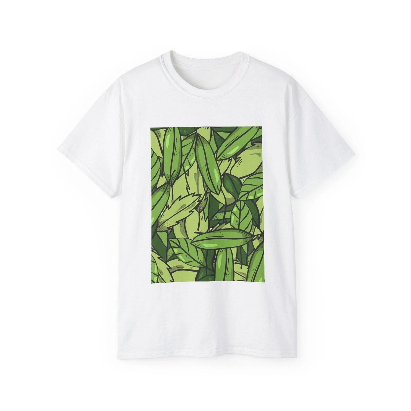 Leaves Foliage Tree Nature Autumn Forest | Custom Graphic T-Shirt M