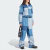 adidas Originals Kseniaschnaider Denim Patchwork Track Top Women Jacket Light-Blue IU2464