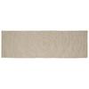 Area Rugs Natural and White 60 X 250 Cm Jute