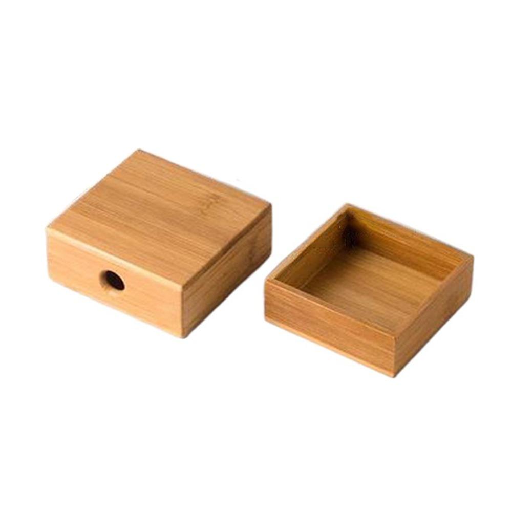 

Velvet Soft Interior Wood Jewelry Box Natural Bamboo Velvet Jewelry Case Keepsake Small
