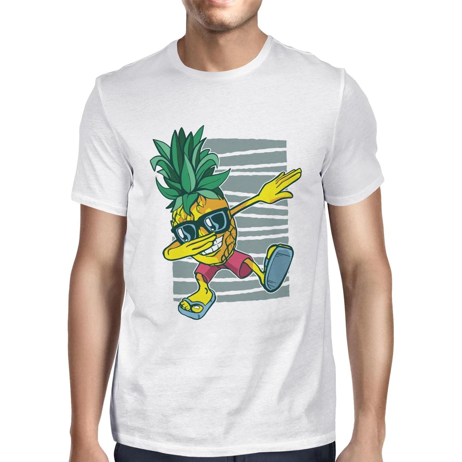 1Tee Mens Dabbing Pineapple Fruit T-Shirt XXXL