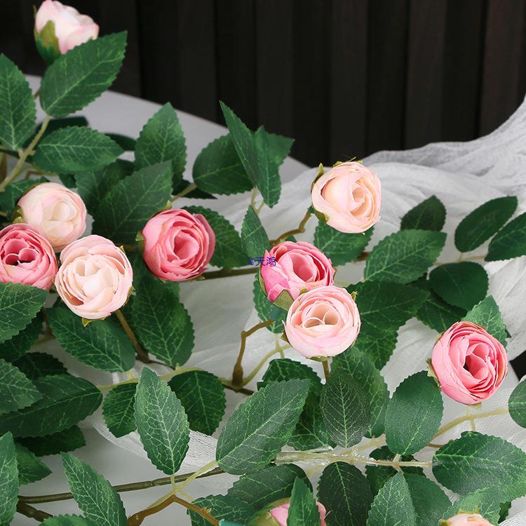Rose Vine Artificial Wall Hanging Decor
