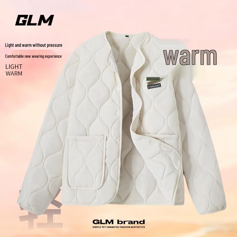 

GLM Men s Baseball Collar Padded Jacket M