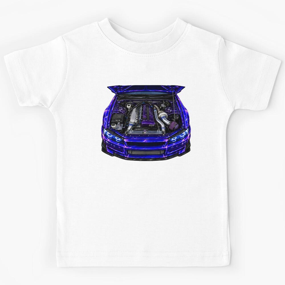 JDM Concept Car Engine Kids T-Shirt 130