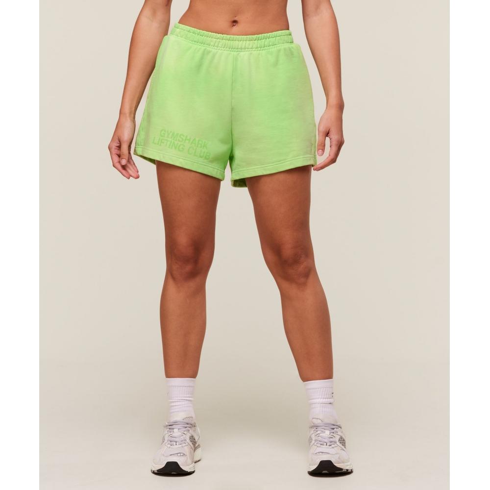 Gymshark Summer Tie Dye Graphic Shorts Energy Gelato Green Wash B3b7v Ec44