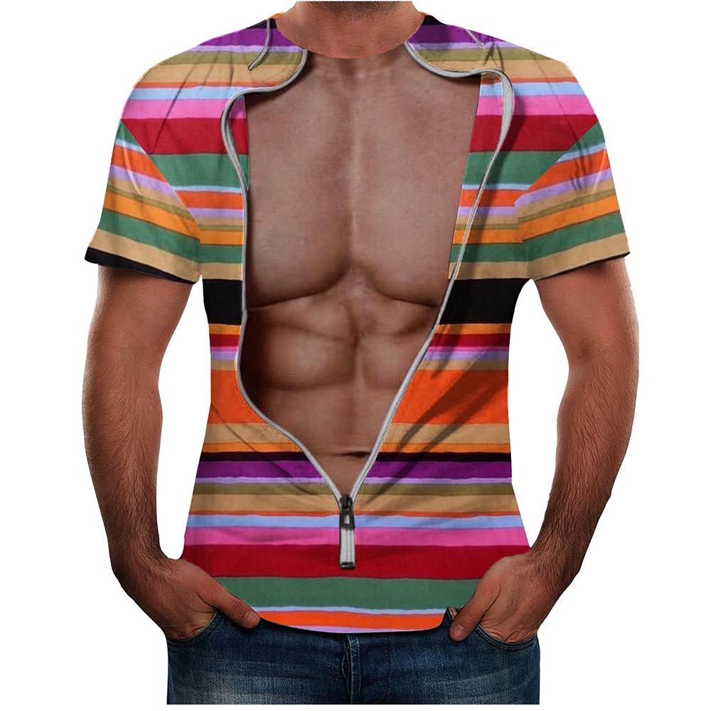 

Новая забавная футболка с 3D-принтом для мужчин, хип-хоп-тренд, уличная одежда в стиле Харадзюку, летние спортивные топы с коротким рукавом, детские футболки с круглым вырезом 2XL