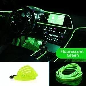 1M/3M/5M Car Interior Led Decorative Lamp EL Wiring Neon Strip For Auto DIY Flexible Ambient Light Party Atmosphere Diode