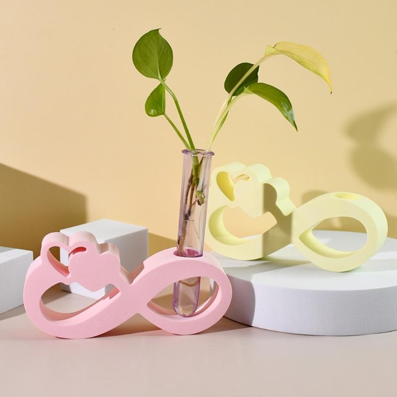 Heart Resin Molds Silicone for Vase Hydroponic Plant Holders, Home Decoration, Heart Shaped Resin Moulds for Vase