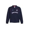 FW23 Orchard X NE Revolution No. 6 Print Button-Down Long Sleeve Soccer Jersey Men Tops Blue IL9635