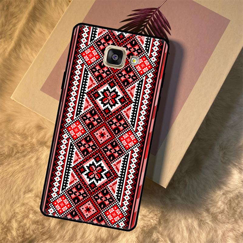 Ukraine Ornament Pattern Case For Samsung Galaxy M15 M35 M55 M11 M14 M34 M54 M31 M13 M53 M51 M12 M32 M52 M16 M36 M56