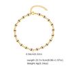 Stainless Steel Lucky Evil Eye Anklet Bracelet for Women, Blue Eye Beaded Chain Foot Anklets Summer Beach Lucky Amulet Gift