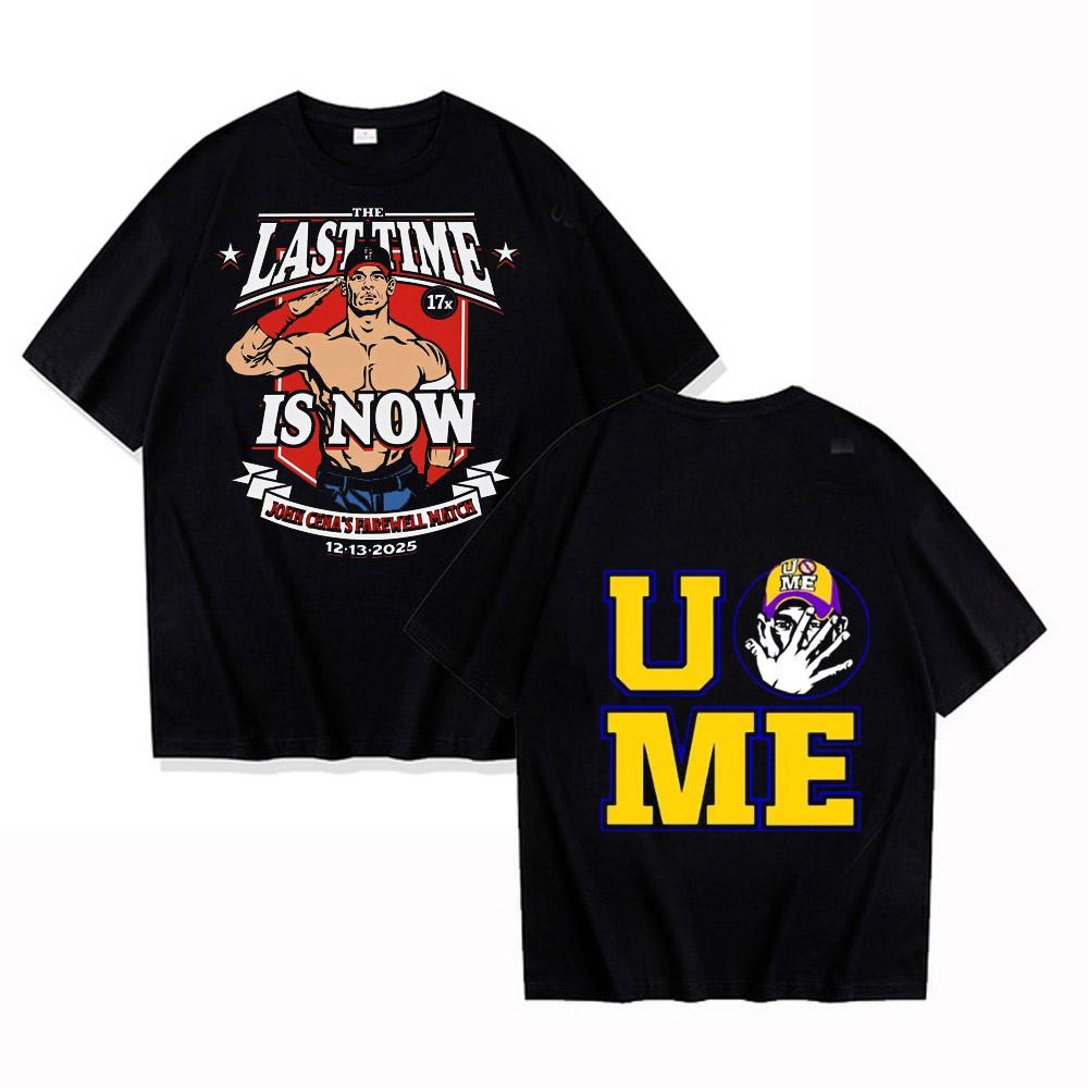 Hochwertiges Baumwoll John Cena Wrestling Unisex T-Shirt Sommer Unisex Oberteile Kurzarm T-Shirt Freizeit Unisex Kleidung