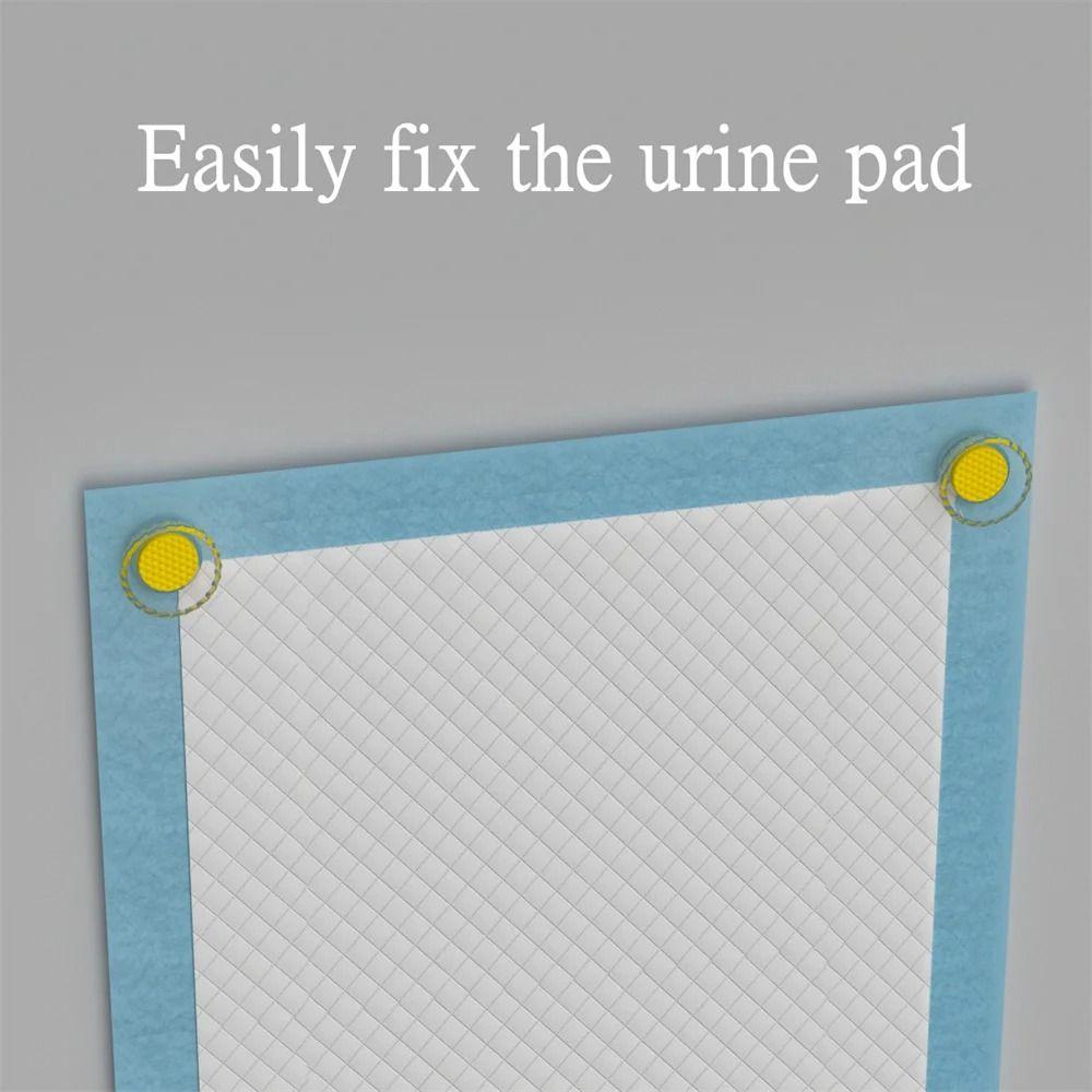 2Pcs Strong Magnetic Dog Pee Pad Holder Anti-Slip Potty Training Pad Patch  Puppy Housebreaking