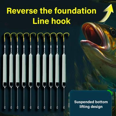 Anti Bottom Carp Rigs Fishing Lures Fishing Tackle Accessory Ready To Use Suspension Fishing Hair Rigs Hook Barbed Hook