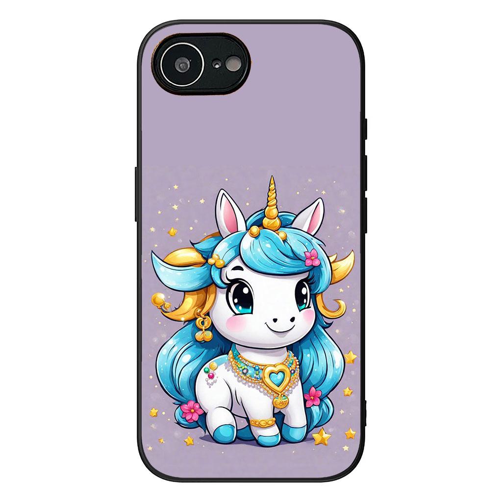 Unicorn Horse Comics Cartoon for Samsung Galaxy A25 A37 A57 A12 A14 A31 A41 A50 A51 A70 A71 A72 A21S A04 M15 Note 20 9 8 10 Case