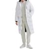 Anta Logo Print Zip-Up Hooded Down Jacket Unisex Outerwear White 952247970-1