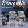 Bawangcha Tong Stainless Steel Inner Sleeve Double Drink Cup With Straw For Car Travel