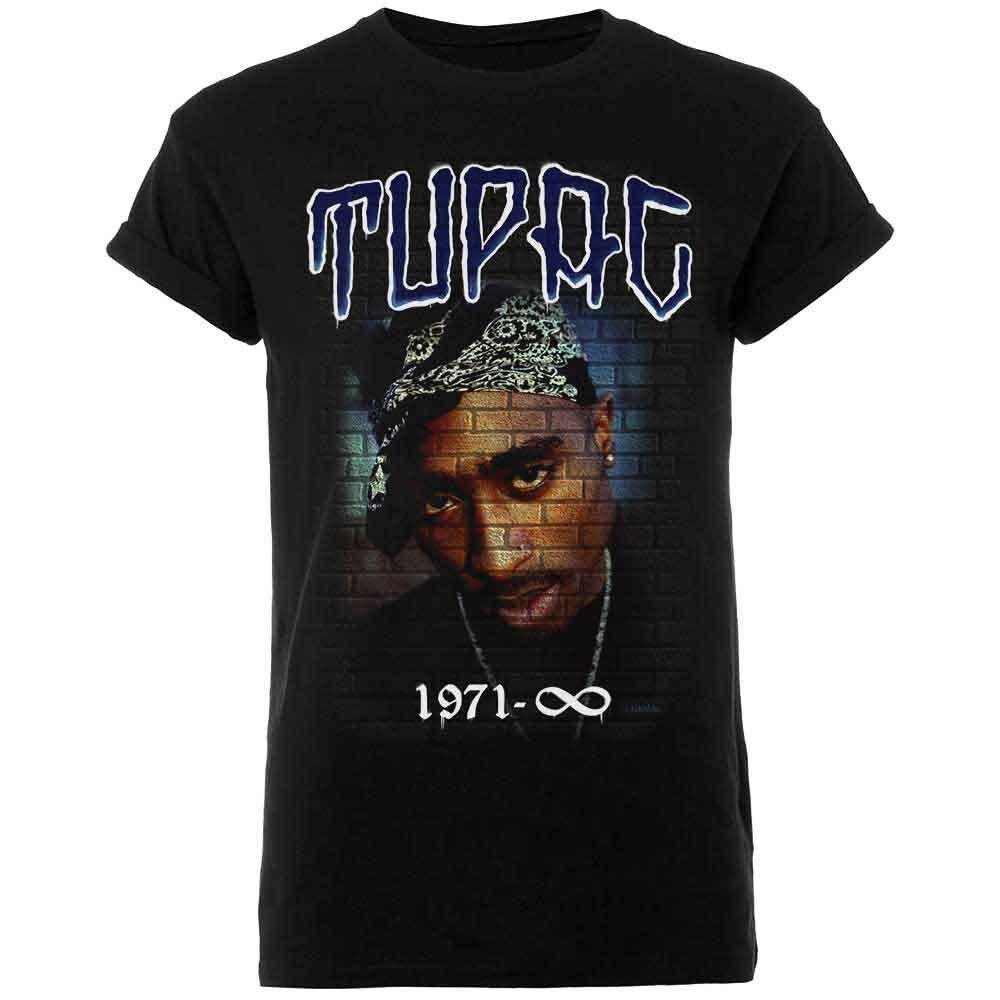 Tupac Mural 1971 T-Shirt Black New Unisex T-Shirt L