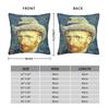 Self-portrait of Vincent Van Gogh Pillowcase Polyester Cushion Cover Gift  Throw Pillow Case Cover Chair Dropshipping 45*45cm