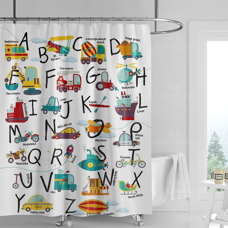 Motivational Shower Curtain: Your Mindset Matters Decorate Your Bathroom with Style Positivity
