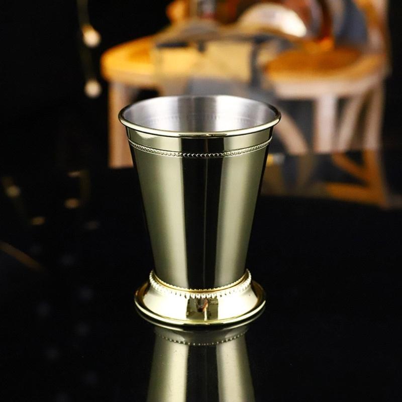 Stainless Steel Moscow Mules Cup Cocktails Cup Tumblers Classic Mints Julep Cups Reusable Metal Glasses for Drinking